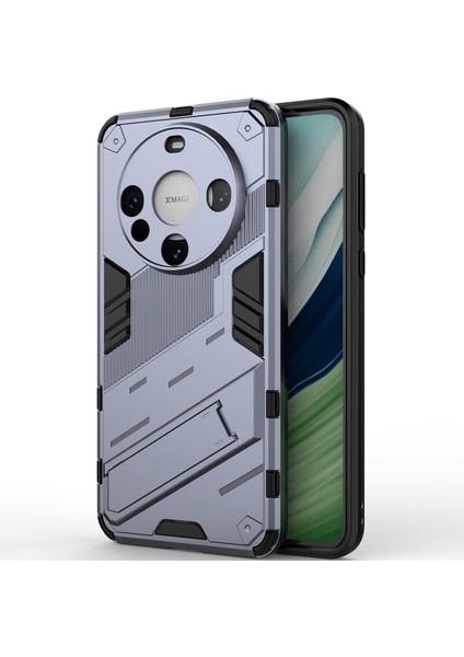 Huawei Mate 60 Için Sert Pc Tpu Hibrit Düşme Önleyici Stand Telefon Kılıfı - Gri (Yurt Dışından) modelleri