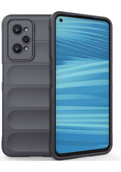 Realme Gt2 Için Yumuşak Tpu Kaymaz Telefon Kılıfı - Koyu Gri (Yurt Dışından)