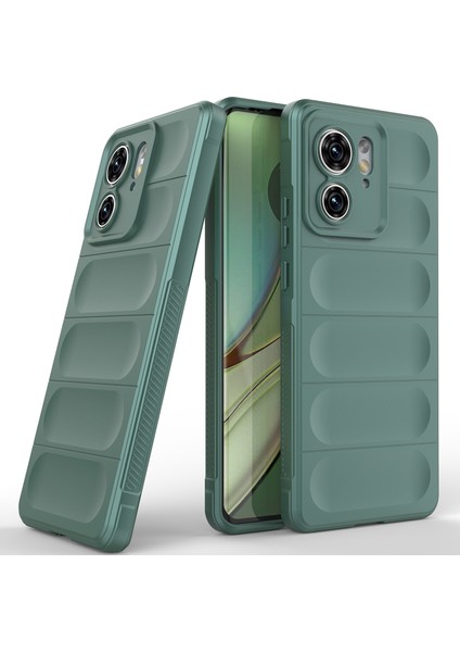 Motorola Edge 40 Için Yumuşak Tpu Kaymaz Telefon Kılıfı - Yeşil (Yurt Dışından)