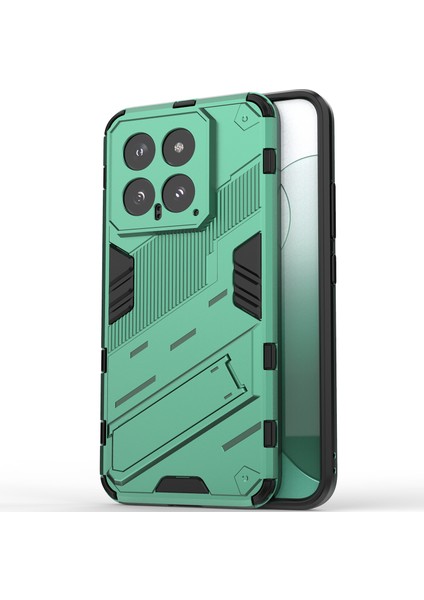 Xiaomi 14 Için Sert Pc Tpu Hibrit Düşme Önleyici Stand Telefon Kılıfı - Yeşil (Yurt Dışından) modelleri