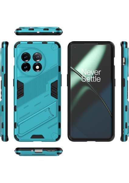Oneplus 11 5g Için Sert Pc Tpu Hibrit Düşme Önleyici Stand Telefon Kılıfı - Mavi (Yurt Dışından) fiyatları