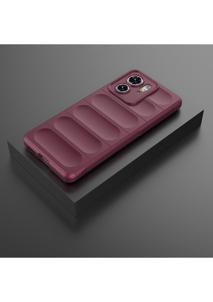 Motorola Edge 40 Için Yumuşak Tpu Kaymaz Telefon Kılıfı - Koyu Kırmızı (Yurt Dışından) indirimleri