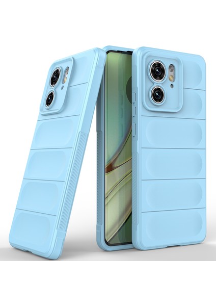 Motorola Edge 40 Için Yumuşak Tpu Kaymaz Telefon Kılıfı - Mavi (Yurt Dışından)