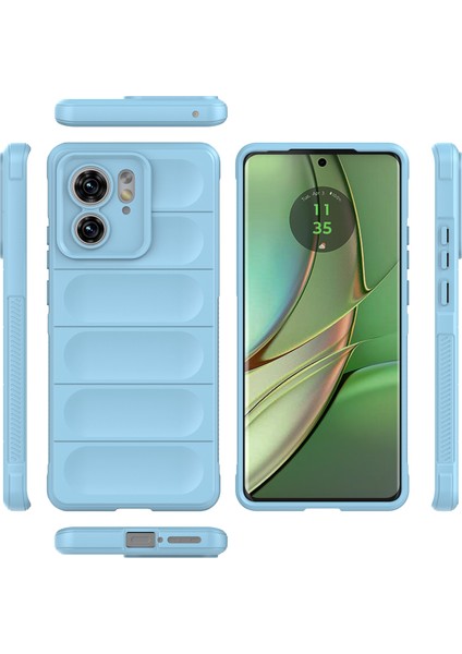 Motorola Edge 40 Için Yumuşak Tpu Kaymaz Telefon Kılıfı - Mavi (Yurt Dışından) modelleri