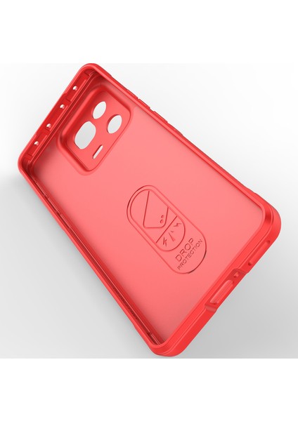 Xiaomi 13 Pro Için Yumuşak Tpu Kaymaz Telefon Kılıfı - Kırmızı (Yurt Dışından)