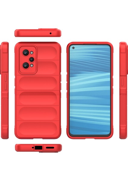 Realme Gt2 Için Yumuşak Tpu Kaymaz Telefon Kılıfı - Kırmızı (Yurt Dışından) modelleri