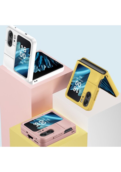 Oppo Find N2 Flip Için Dayanıklı Pc Kauçuk Darbeye Dayanıklı Telefon Kılıfı - Mor (Yurt Dışından) fiyatları