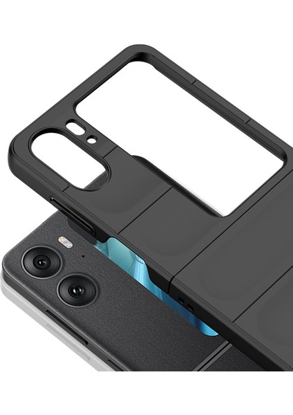 Oppo Find N2 Flip Için Dayanıklı Pc Kauçuk Darbeye Dayanıklı Telefon Kılıfı - Lacivert (Yurt Dışından) fırsatları