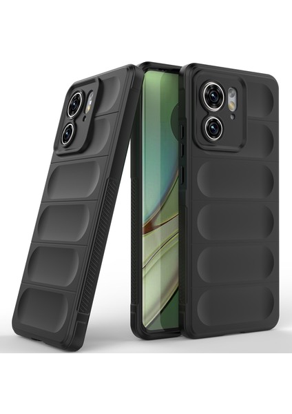 Motorola Edge 40 Için Yumuşak Tpu Kaymaz Telefon Kılıfı - Siyah (Yurt Dışından)