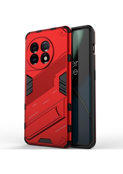 Oneplus 11 5g Için Sert Pc Tpu Hibrit Düşme Önleyici Stand Telefon Kılıfı - Kırmızı (Yurt Dışından) modelleri