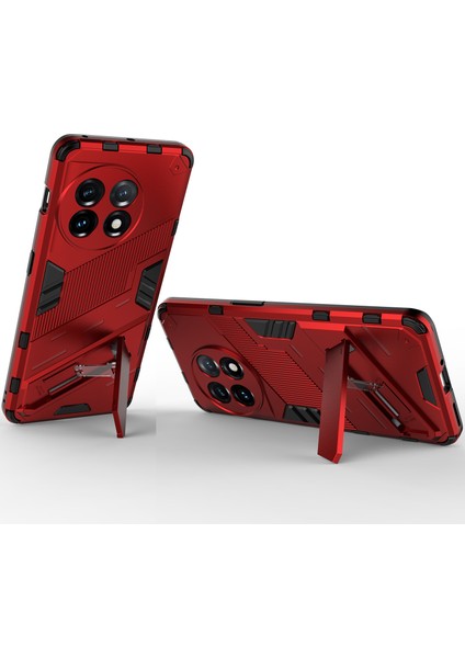 Oneplus 11 5g Için Sert Pc Tpu Hibrit Düşme Önleyici Stand Telefon Kılıfı - Kırmızı (Yurt Dışından) fırsatları