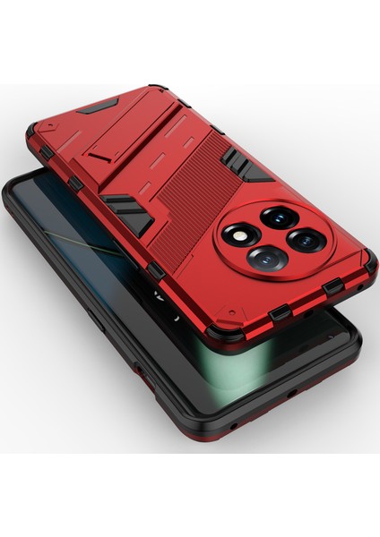Oneplus 11 5g Için Sert Pc Tpu Hibrit Düşme Önleyici Stand Telefon Kılıfı - Kırmızı (Yurt Dışından) indirimleri