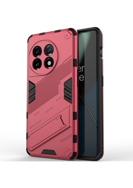 Oneplus 11 5g Için Sert Pc Tpu Hibrit Düşme Önleyici Stand Telefon Kılıfı - Sıcak Pembe (Yurt Dışından) modelleri