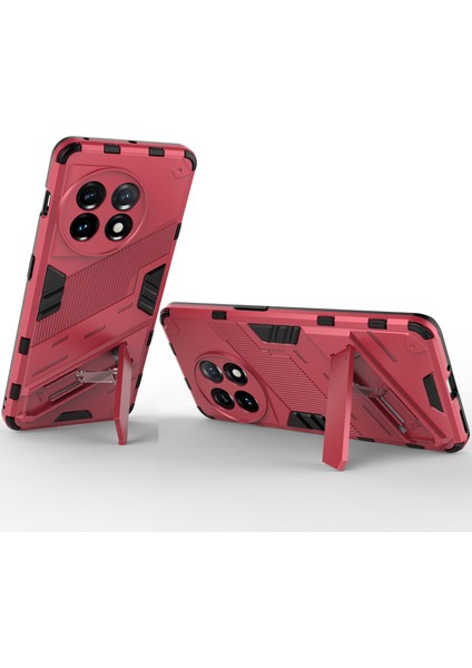 Oneplus 11 5g Için Sert Pc Tpu Hibrit Düşme Önleyici Stand Telefon Kılıfı - Sıcak Pembe (Yurt Dışından) fırsatları