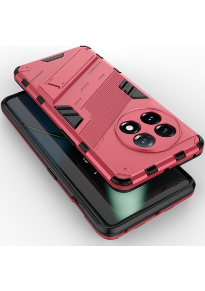 Oneplus 11 5g Için Sert Pc Tpu Hibrit Düşme Önleyici Stand Telefon Kılıfı - Sıcak Pembe (Yurt Dışından) indirimleri