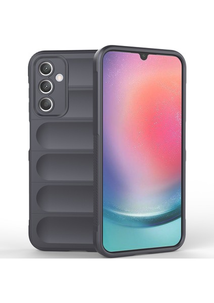 Samsung Galaxy A25 5g Için Yumuşak Tpu Kaymaz Telefon Kılıfı - Koyu Gri (Yurt Dışından)