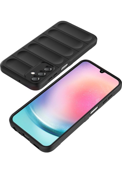 Samsung Galaxy A25 5g Için Yumuşak Tpu Kaymaz Telefon Kılıfı - Koyu Gri (Yurt Dışından)