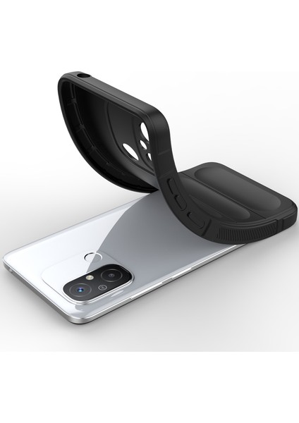 Xiaomi 12C Için Yumuşak Tpu Kaymaz Telefon Kılıfı - Koyu Gri (Yurt Dışından)