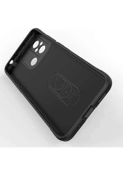 Xiaomi 12C Için Yumuşak Tpu Kaymaz Telefon Kılıfı - Koyu Gri (Yurt Dışından)