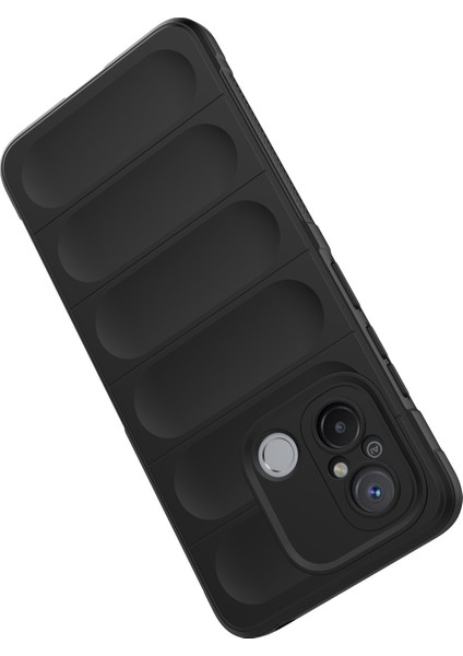 Xiaomi 12C Için Yumuşak Tpu Kaymaz Telefon Kılıfı - Koyu Gri (Yurt Dışından)