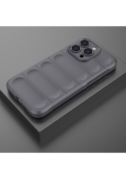 iPhone 15 Pro Için Yumuşak Tpu Kaymaz Telefon Kılıfı - Koyu Gri (Yurt Dışından) fiyatları