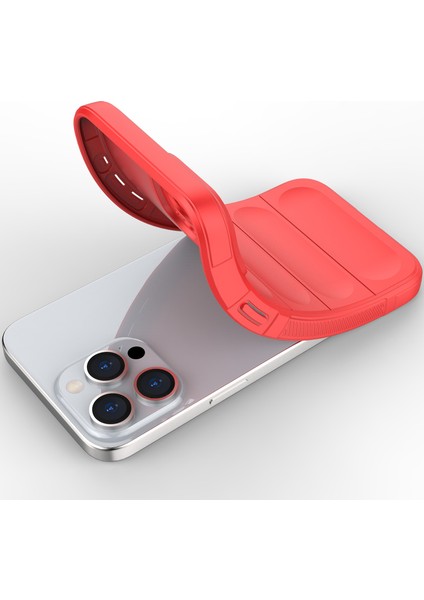 iPhone 15 Pro Max Için Yumuşak Tpu Kaymaz Telefon Kılıfı - Kırmızı (Yurt Dışından) fırsatları