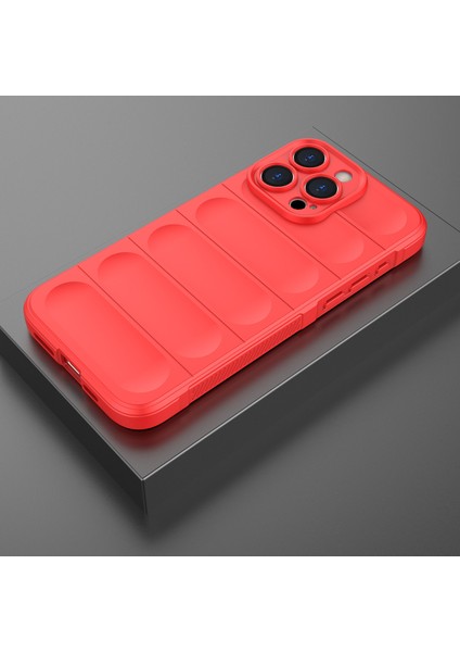 iPhone 15 Pro Max Için Yumuşak Tpu Kaymaz Telefon Kılıfı - Kırmızı (Yurt Dışından) indirimleri