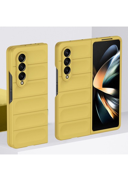 Samsung Galaxy Z Fold 4 5g Için Dayanıklı Pc Kauçuk Darbeye Dayanıklı Telefon Kılıfı - Yeşil (Yurt Dışından)