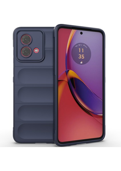 Motorola Moto G84 Için Yumuşak Tpu Kaymaz Telefon Kılıfı - Lacivert (Yurt Dışından)