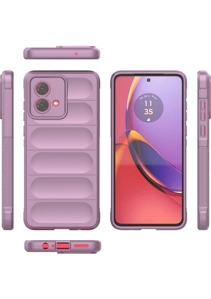 Motorola Moto G84 Için Yumuşak Tpu Kaymaz Telefon Kılıfı - Mor (Yurt Dışından) fiyatları