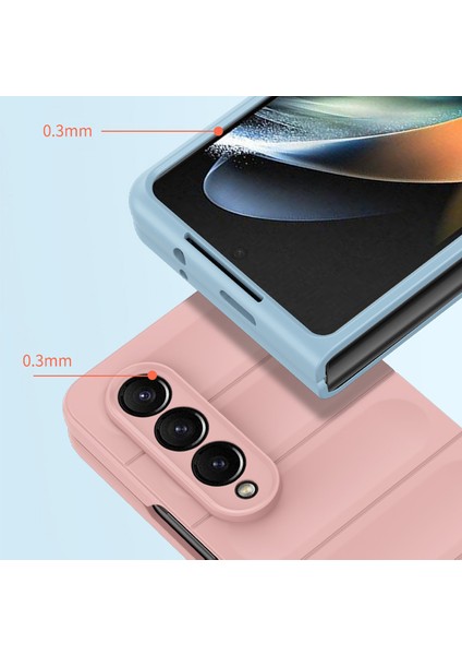 Samsung Galaxy Z Fold 4 5g Için Dayanıklı Pc Kauçuk Darbeye Dayanıklı Telefon Kılıfı - Koyu Kırmızı (Yurt Dışından) modelleri