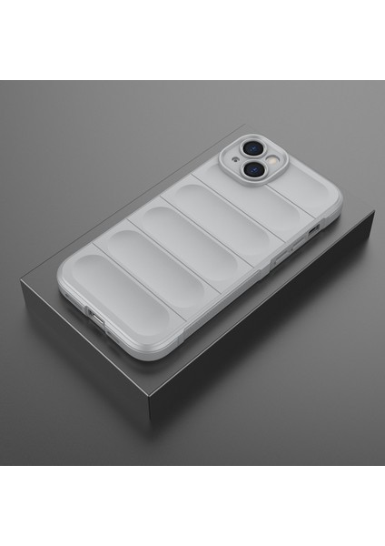 iPhone 15 Için Yumuşak Tpu Kaymaz Telefon Kılıfı - Gri (Yurt Dışından) modelleri
