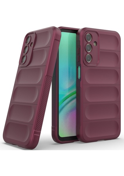 Samsung Galaxy A15 Için Yumuşak Tpu Kaymaz Telefon Kılıfı - Koyu Kırmızı (Yurt Dışından)