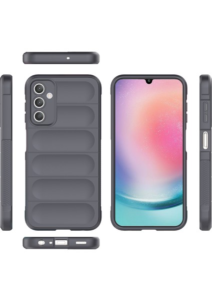 Samsung Galaxy A25 5g Için Yumuşak Tpu Kaymaz Telefon Kılıfı - Koyu Gri (Yurt Dışından)