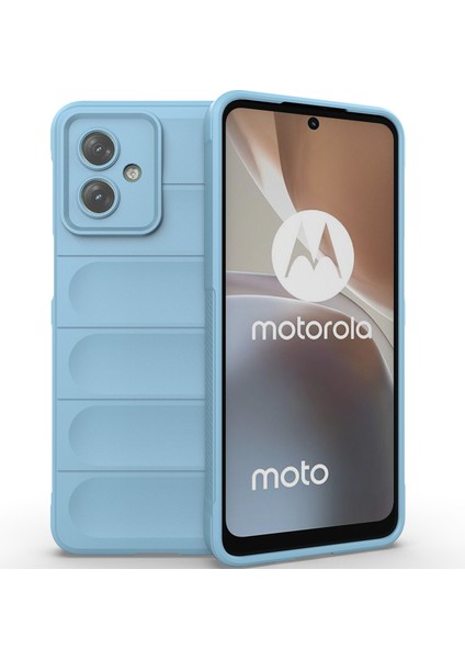 Motorola Moto G54 Için Yumuşak Tpu Kaymaz Telefon Kılıfı - Mavi (Yurt Dışından) fiyatları