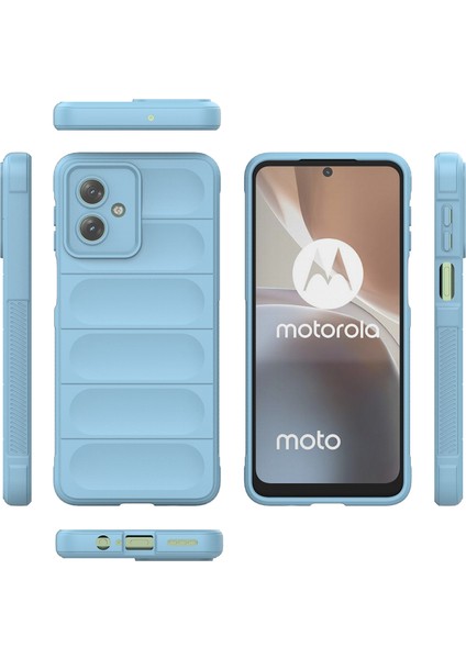 Motorola Moto G54 Için Yumuşak Tpu Kaymaz Telefon Kılıfı - Mavi (Yurt Dışından) modelleri