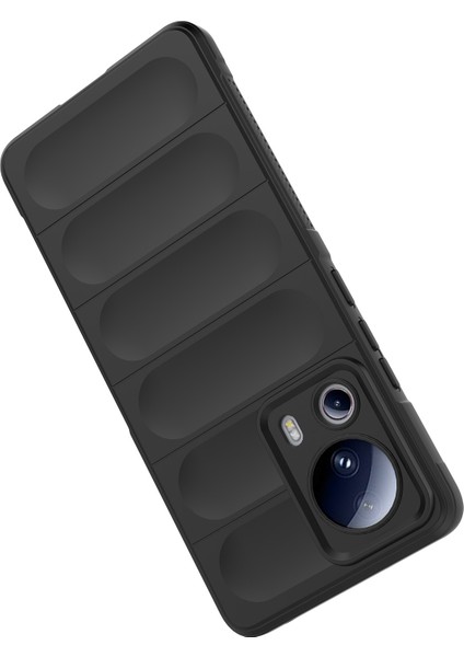 Xiaomi 13 Lite Için Yumuşak Tpu Kaymaz Telefon Kılıfı - Koyu Gri (Yurt Dışından) indirimleri