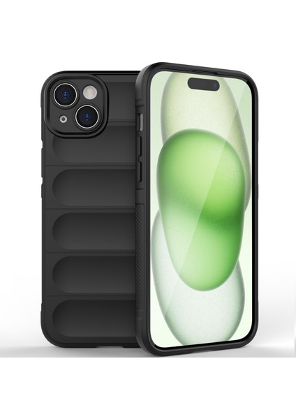 iPhone 15 Için Yumuşak Tpu Kaymaz Telefon Kılıfı - Siyah (Yurt Dışından) fiyatları
