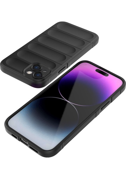 iPhone 15 Için Yumuşak Tpu Kaymaz Telefon Kılıfı - Siyah (Yurt Dışından) indirimleri