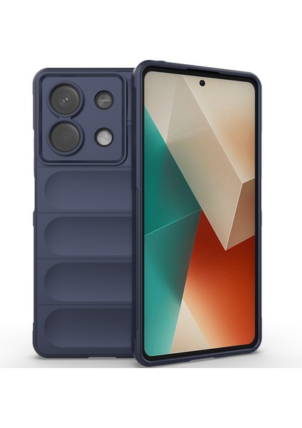 Xiaomi Redmi Note 13 Için Yumuşak Tpu Kaymaz Telefon Kılıfı - Lacivert (Yurt Dışından)