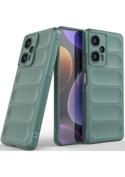 Xiaomi Redmi Note 12 Turbo Için Yumuşak Tpu Kaymaz Telefon Kılıfı - Yeşil (Yurt Dışından)