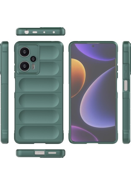 Xiaomi Redmi Note 12 Turbo Için Yumuşak Tpu Kaymaz Telefon Kılıfı - Yeşil (Yurt Dışından) modelleri
