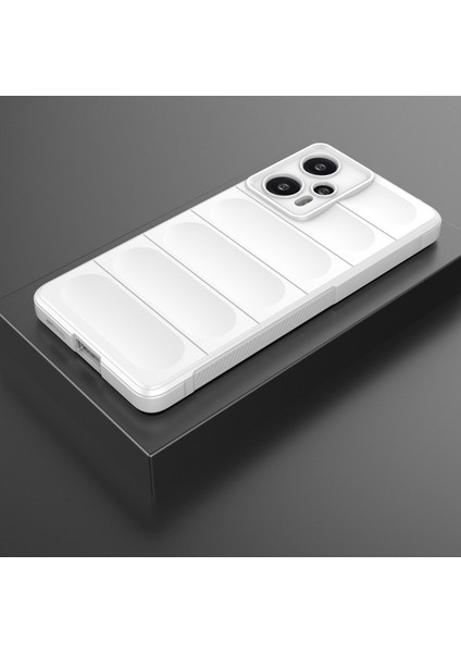 Xiaomi Redmi Note 12 Turbo Için Yumuşak Tpu Kaymaz Telefon Kılıfı - Beyaz (Yurt Dışından) indirimleri