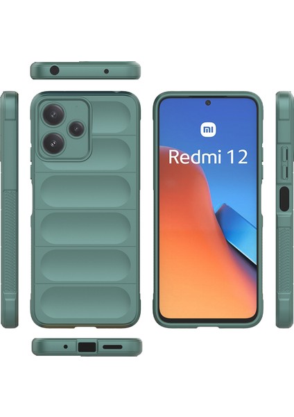 Xiaomi Redmi 12 5g Için Yumuşak Tpu Kaymaz Telefon Kılıfı - Yeşil (Yurt Dışından) modelleri