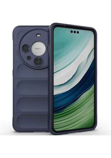 Huawei Mate 60 Pro+ Için Yumuşak Tpu Kaymaz Telefon Kılıfı - Lacivert (Yurt Dışından)