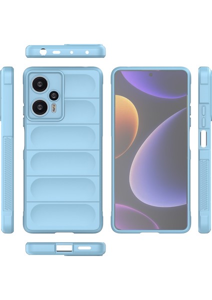 Xiaomi Redmi Note 12 Turbo Için Yumuşak Tpu Kaymaz Telefon Kılıfı - Mavi (Yurt Dışından) modelleri