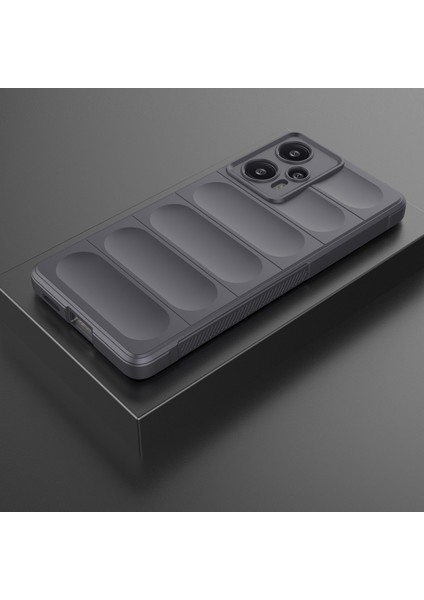 Xiaomi Redmi Note 12 Turbo Için Yumuşak Tpu Kaymaz Telefon Kılıfı - Koyu Gri (Yurt Dışından) indirimleri