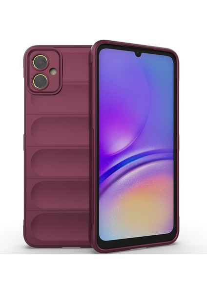 Samsung Galaxy A05 Için Yumuşak Tpu Kaymaz Telefon Kılıfı - Koyu Kırmızı (Yurt Dışından)