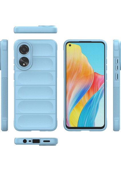 Oppo A78 4g Için Yumuşak Tpu Kaymaz Telefon Kılıfı - Mavi (Yurt Dışından) modelleri
