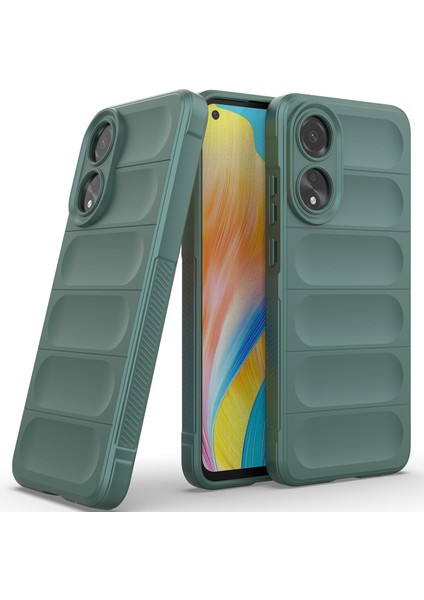 Oppo A78 4g Için Yumuşak Tpu Kaymaz Telefon Kılıfı - Yeşil (Yurt Dışından) fiyatları